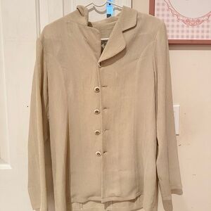 Elegant Beige Women's Jacket